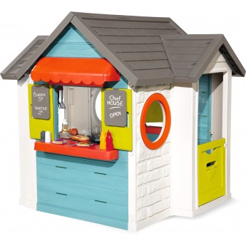 Игровой домик Smoby Chef House с кухней, кассой, посудой и аксессуарами (810403)